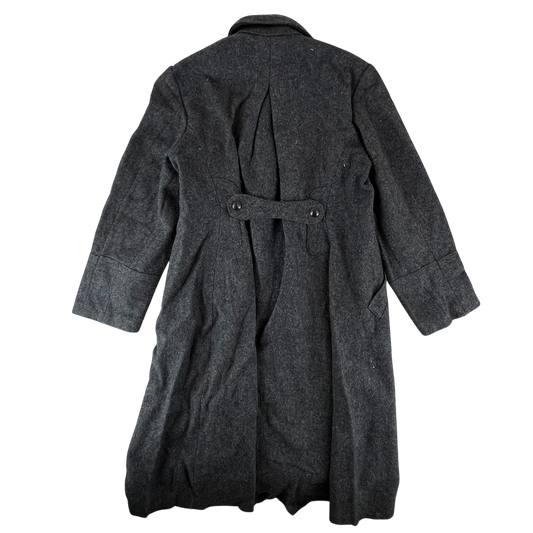 Bulgarian People's Army 50s Grey Wool Greatcoat - Medium