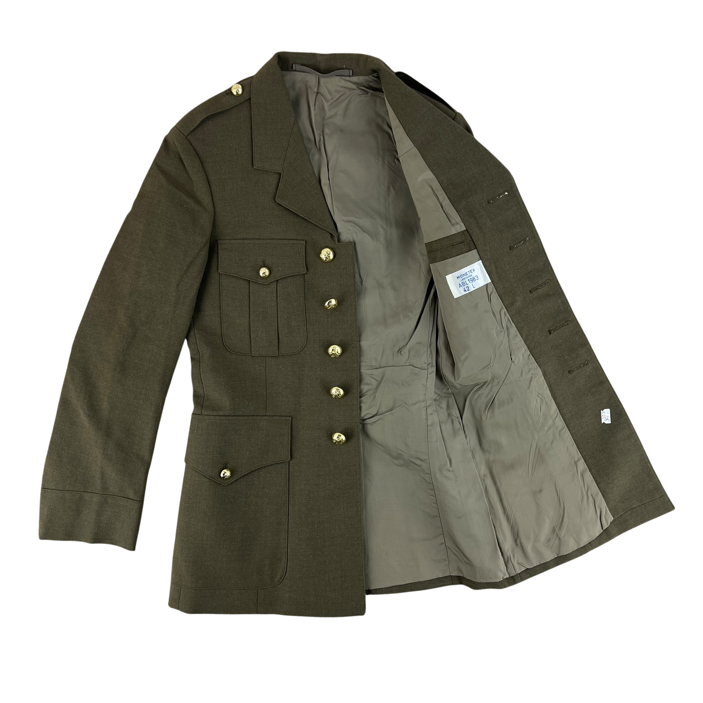 Belgian Army Khaki Tan Dress Jacket - Small
