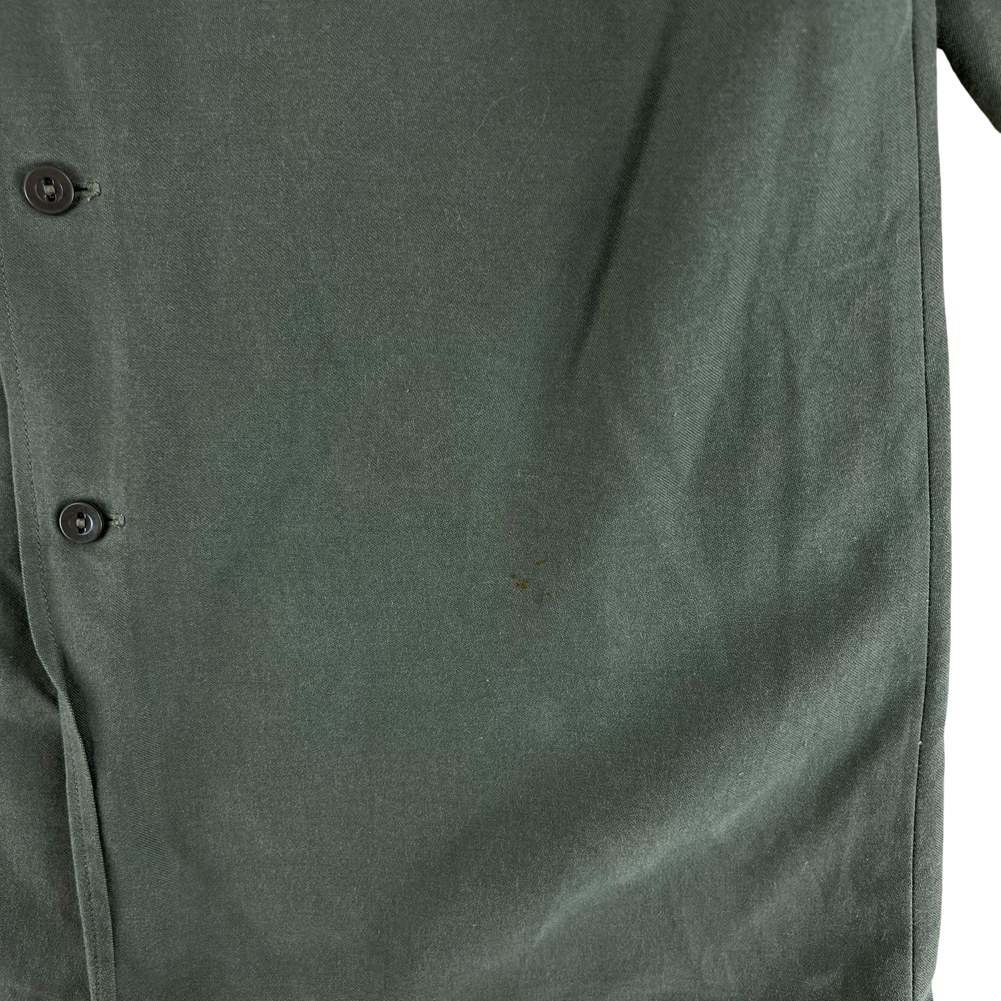 German Army Olive Green Long Sleeve Field Shirt - Medium