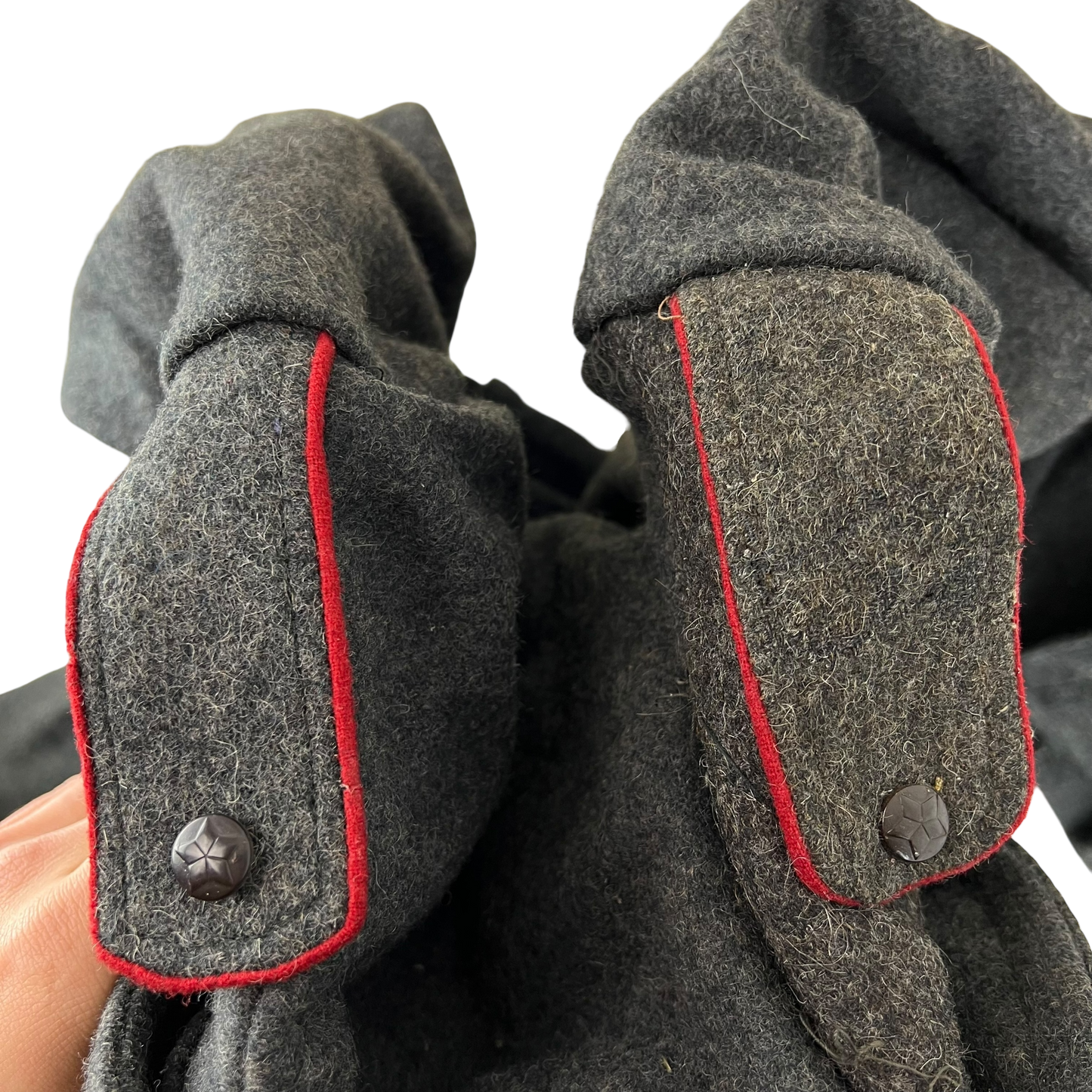 Bulgarian People's Army 80s Grey Wool Greatcoat - Medium