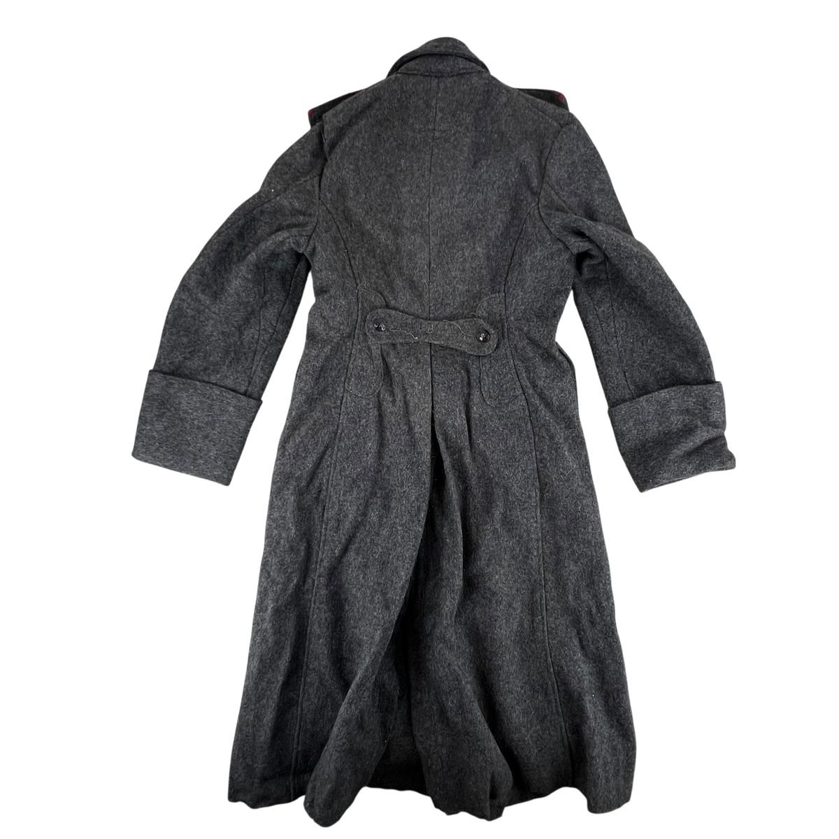 Bulgarian People's Army 70s Grey Wool Greatcoat - Medium