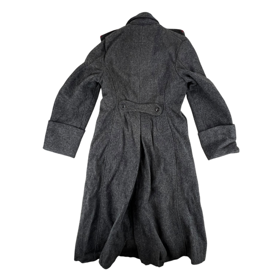 Bulgarian People's Army 70s Grey Wool Greatcoat - Medium
