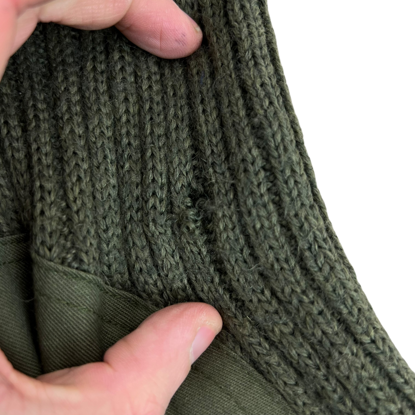 British Army Olive Green Pullover Jumper - Large
