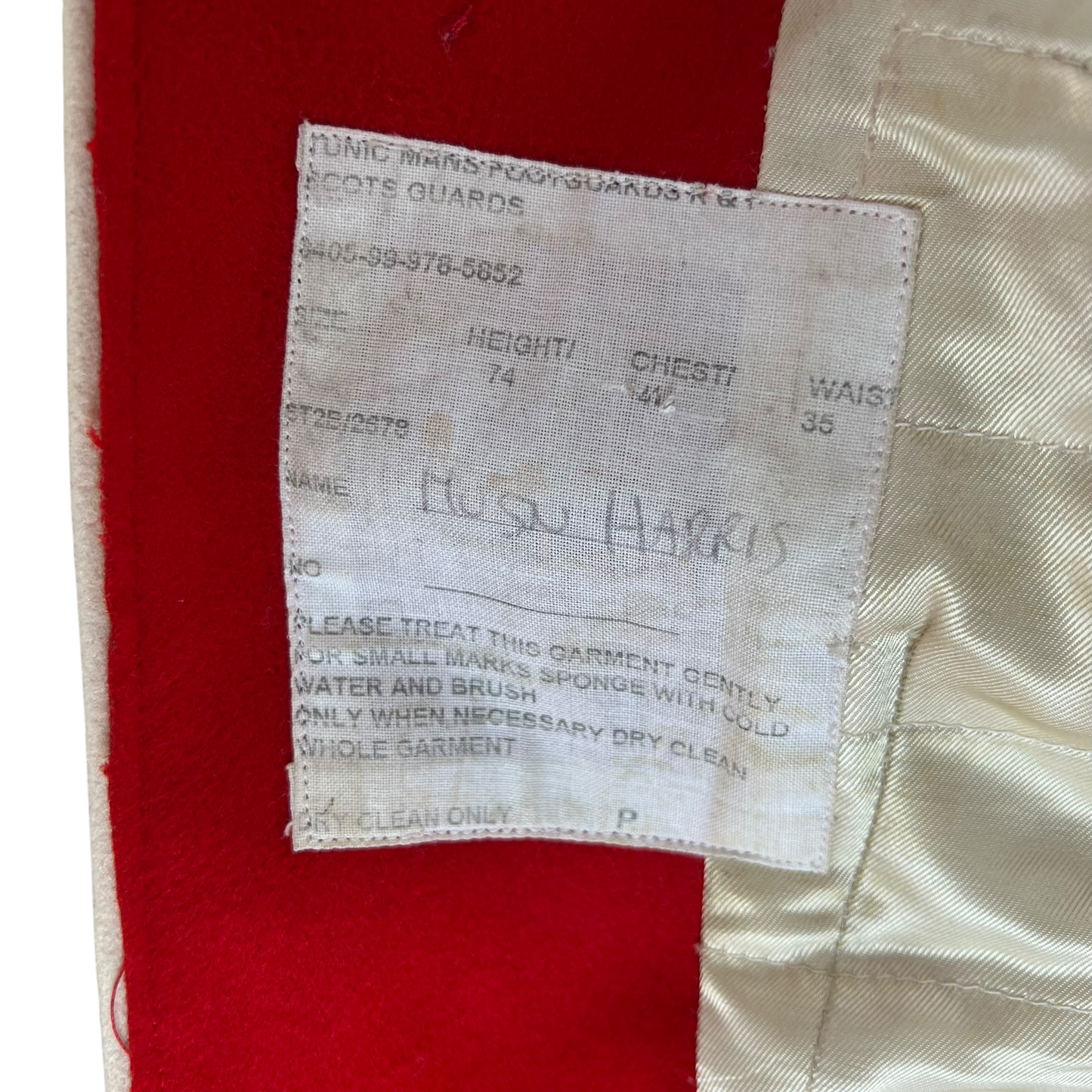 British Army Footguard's Jacket R & F - Scots Guards - Medium