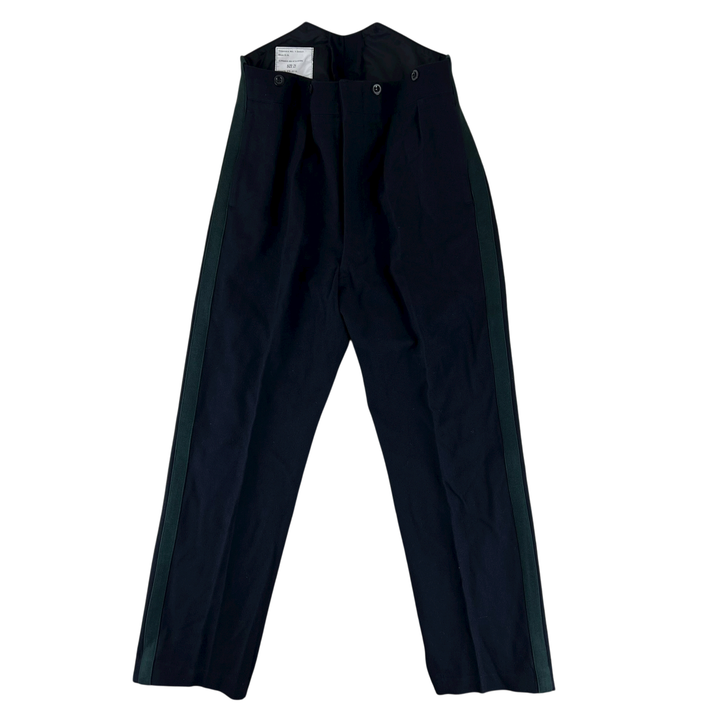 British Army No1 Blues Dress Trousers - Light Infantry / Rifles - W33 L32