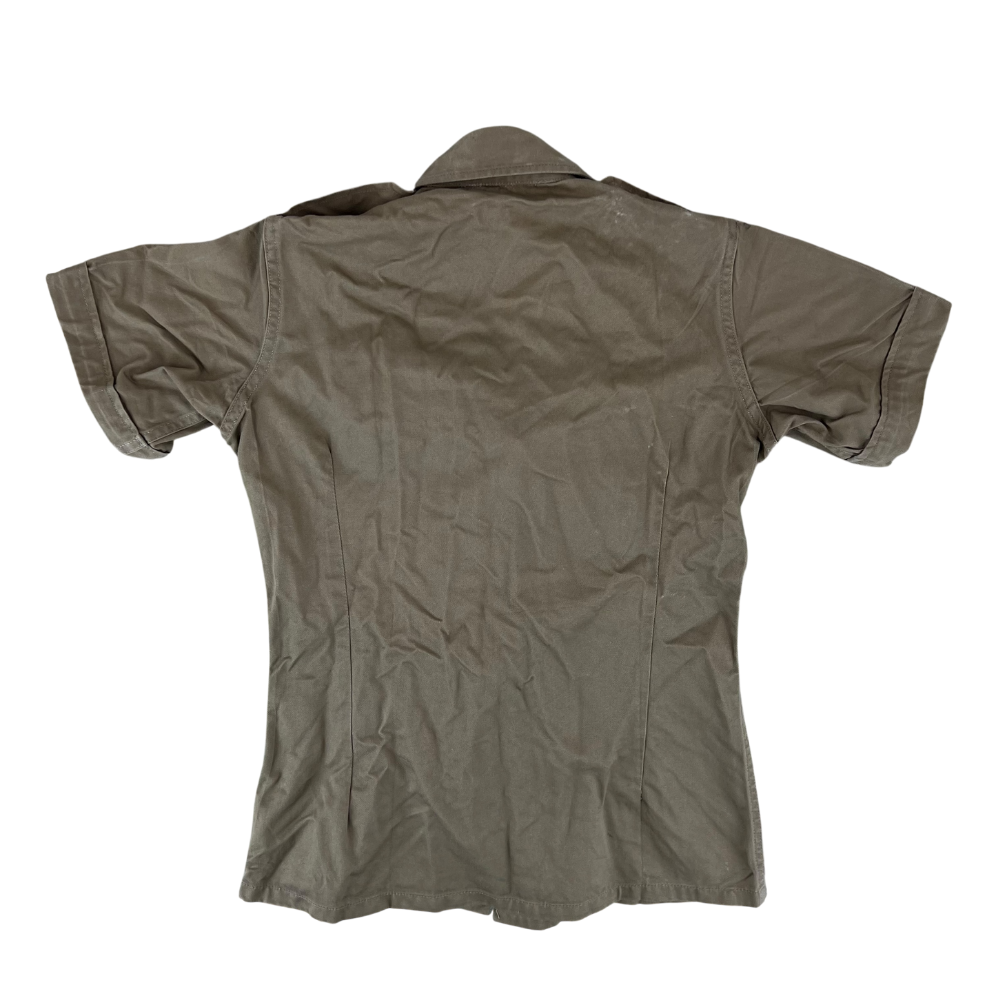 Greek Army M65 Khaki Shirt Short Sleeve - X Small