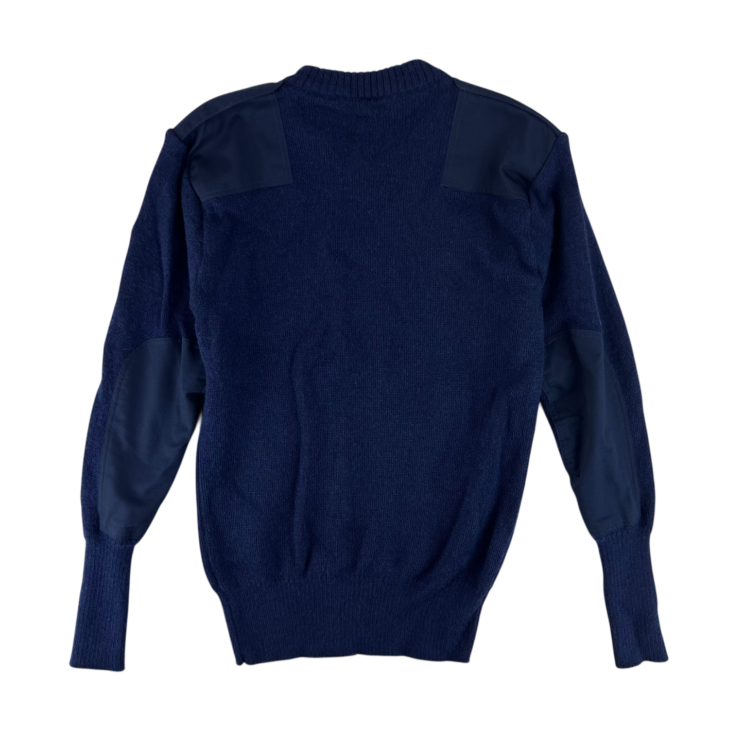 British Royal Navy Wool V Neck Pullover Jersey Jumper - Large 106cm