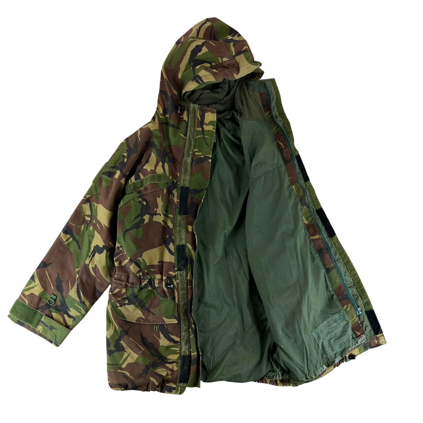 Dutch Army M93 DPM Woodland Camouflage MVP Parka - Large