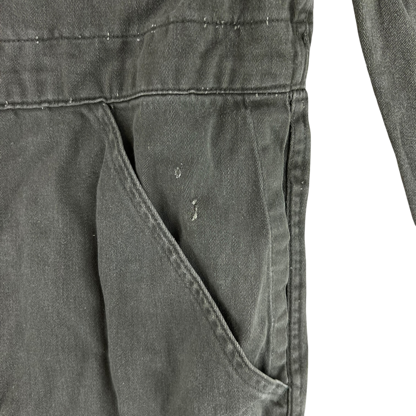 Dutch Army 70s Olive Drab Cotton Coveralls - Medium