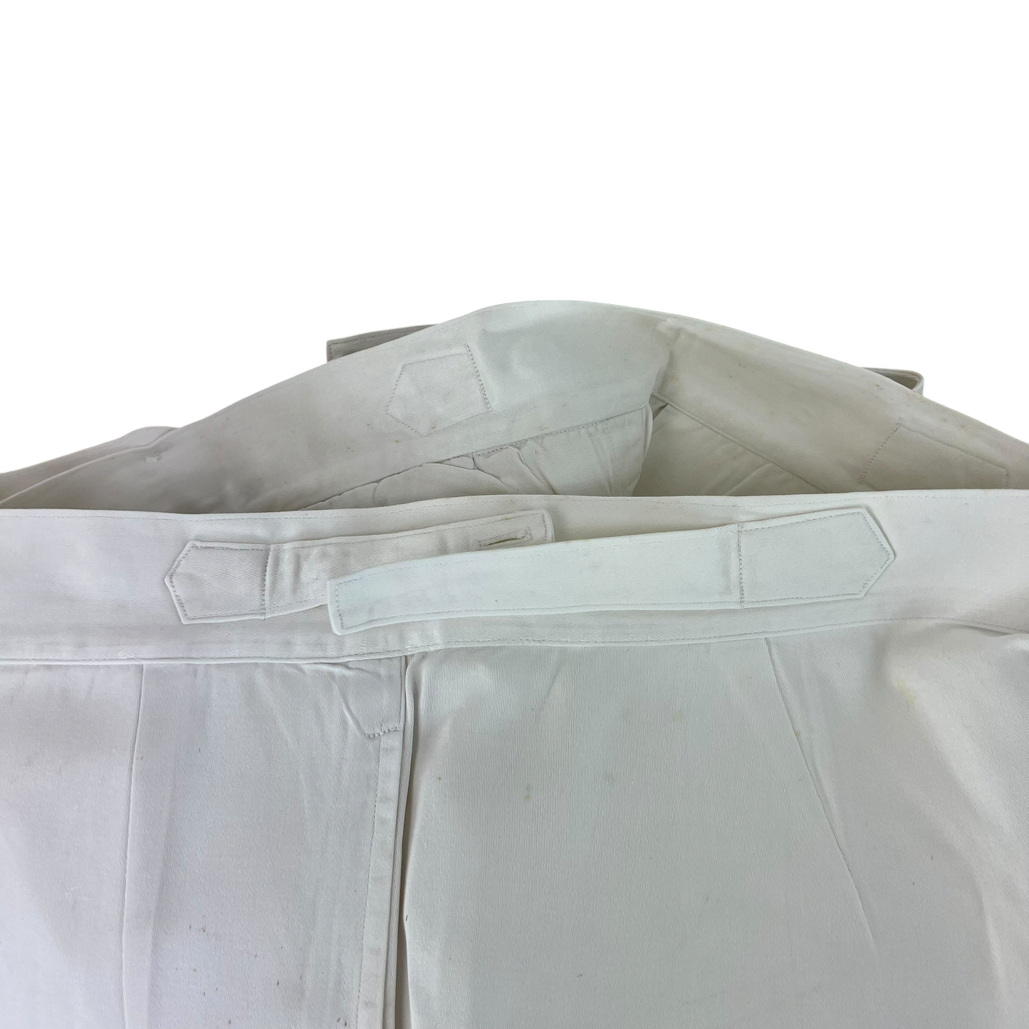 British Merchant Navy 50s Tropical White Shorts - W38