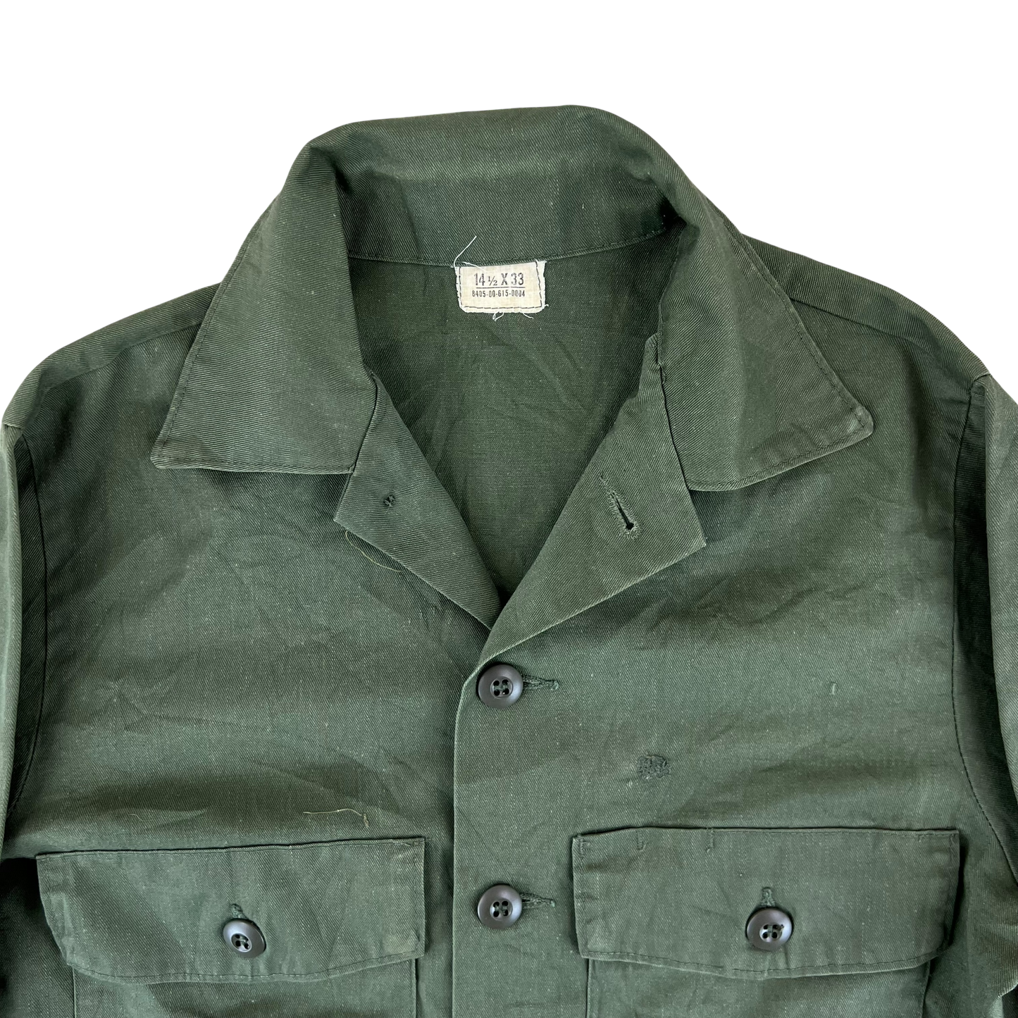 US Army Olive Green Long Sleeve Shirt - Small