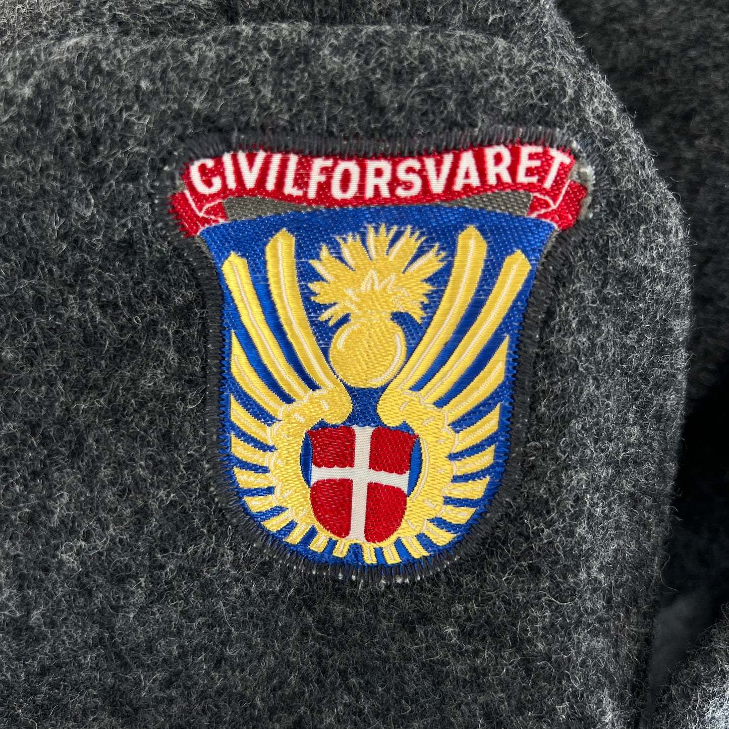 Danish Civil Defence 1950's Greatcoat - Large 112cm