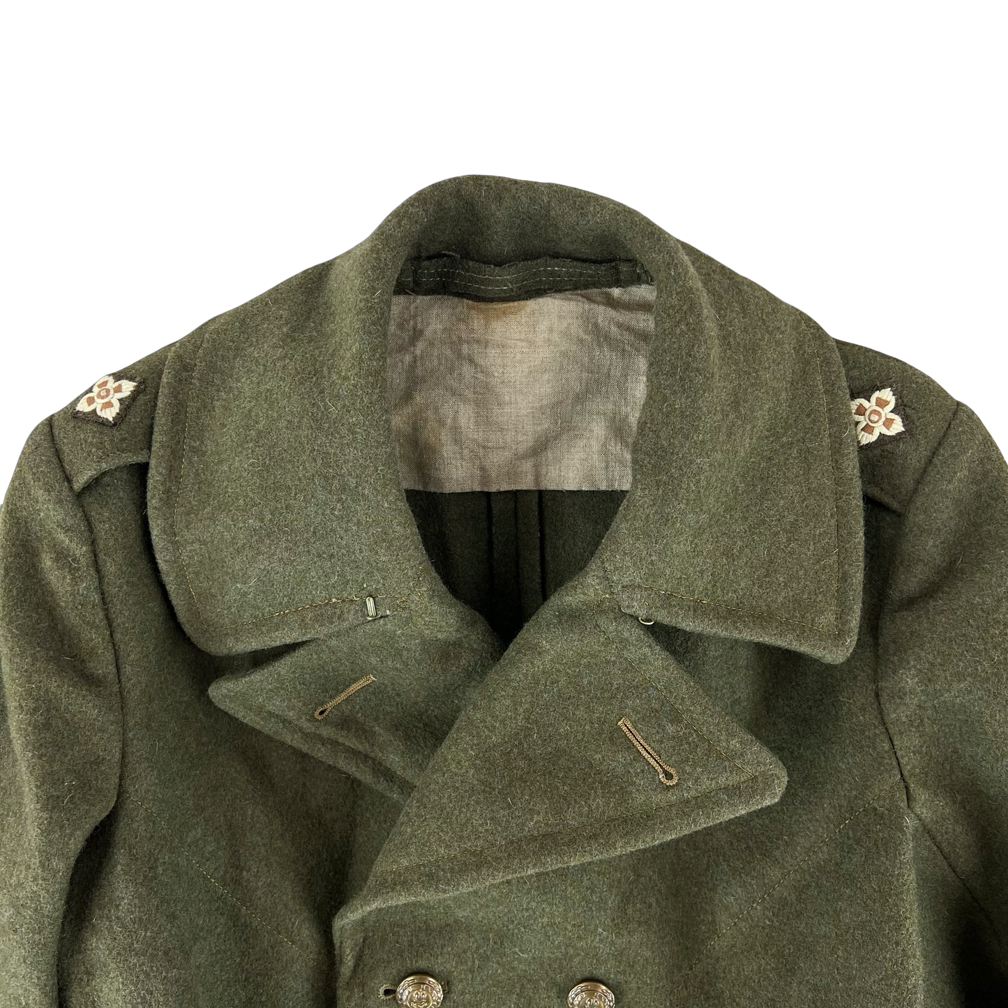 British Royal Marines WW2 1940 Pattern Wool Greatcoat - Small