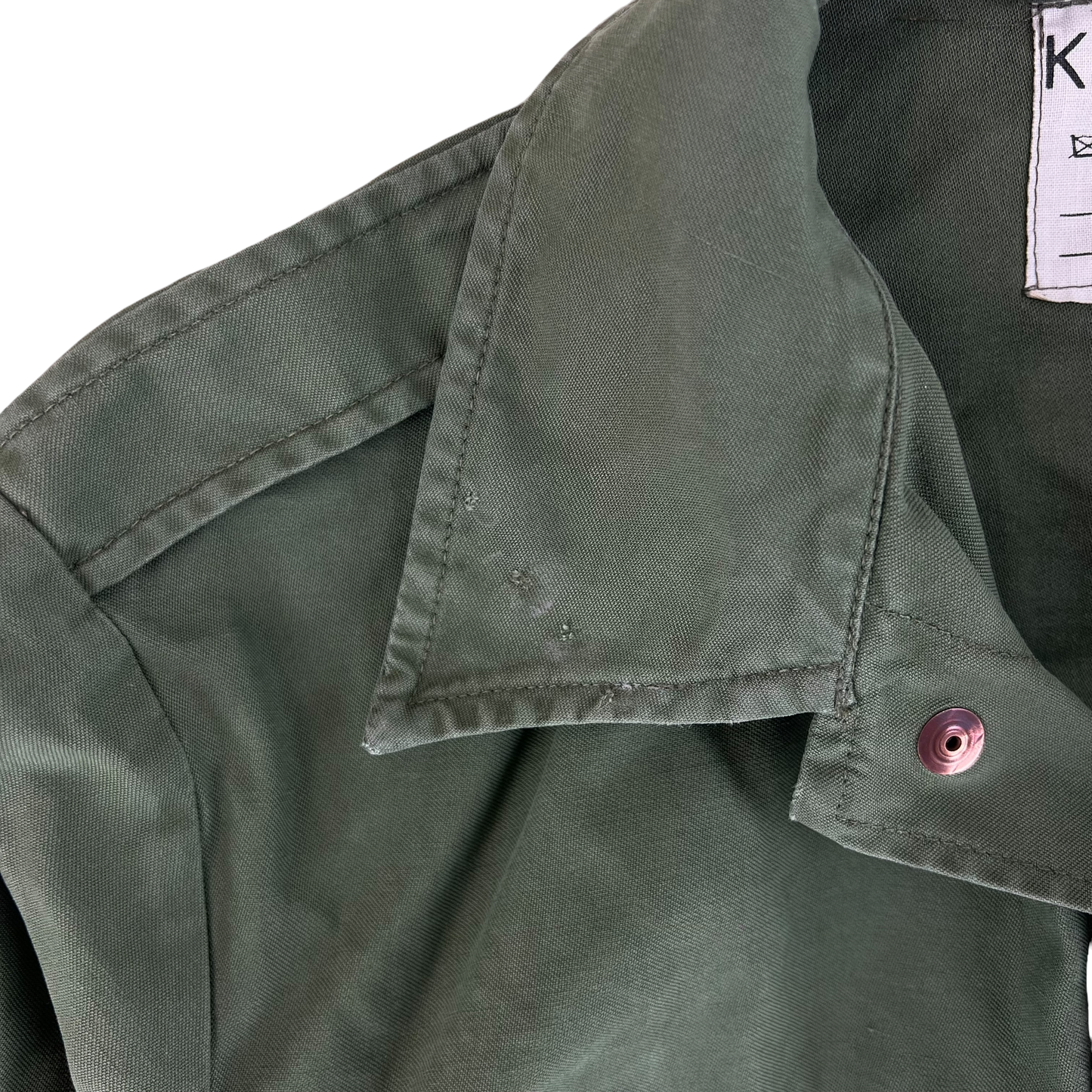 Dutch Army 90s Green Field Shirt Jacket - Medium