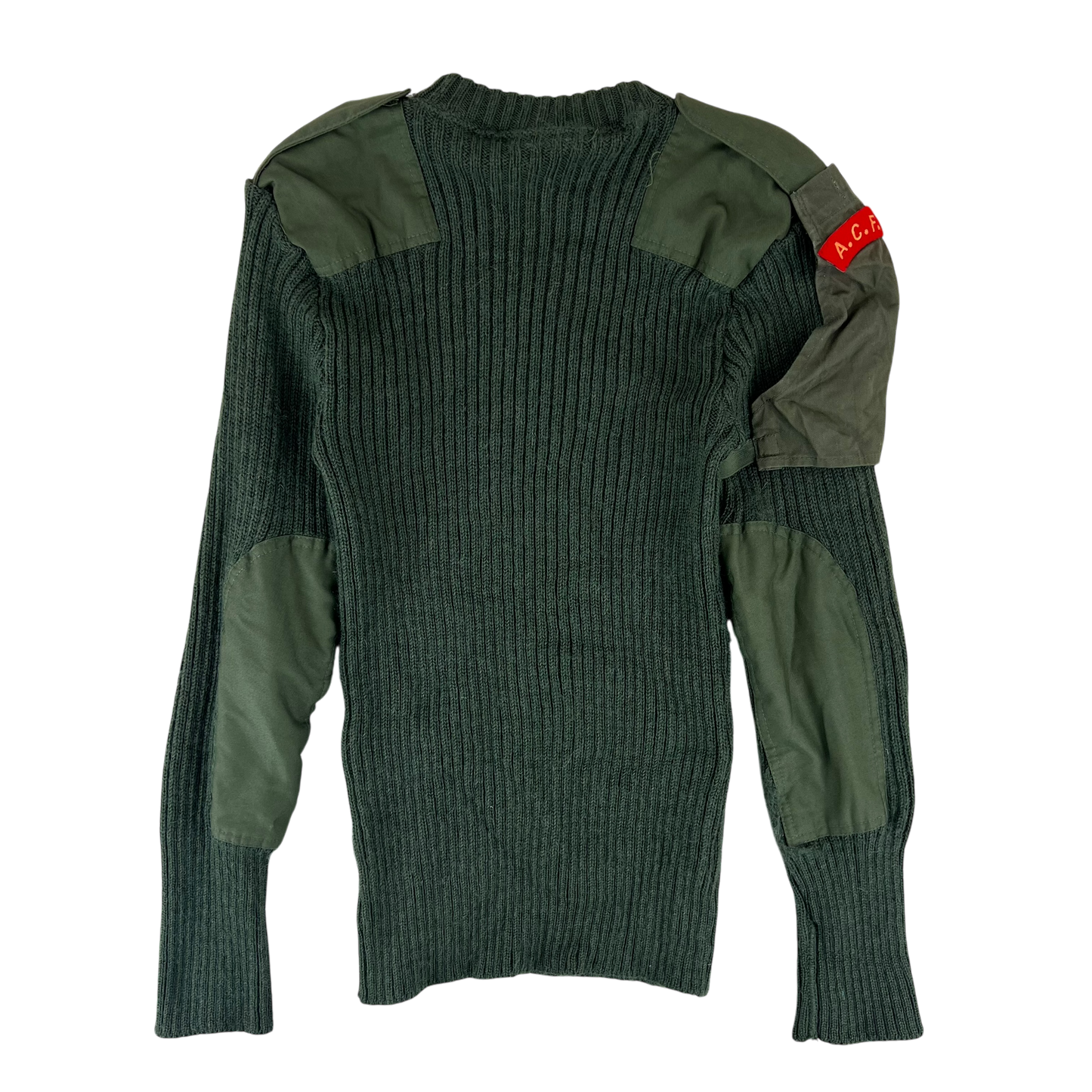 British Army Olive Green Pullover Jumper - Medium 100cm