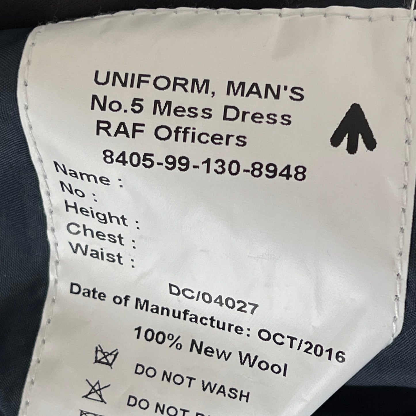 British RAF No. 5 Mess Dress Jacket - Medium