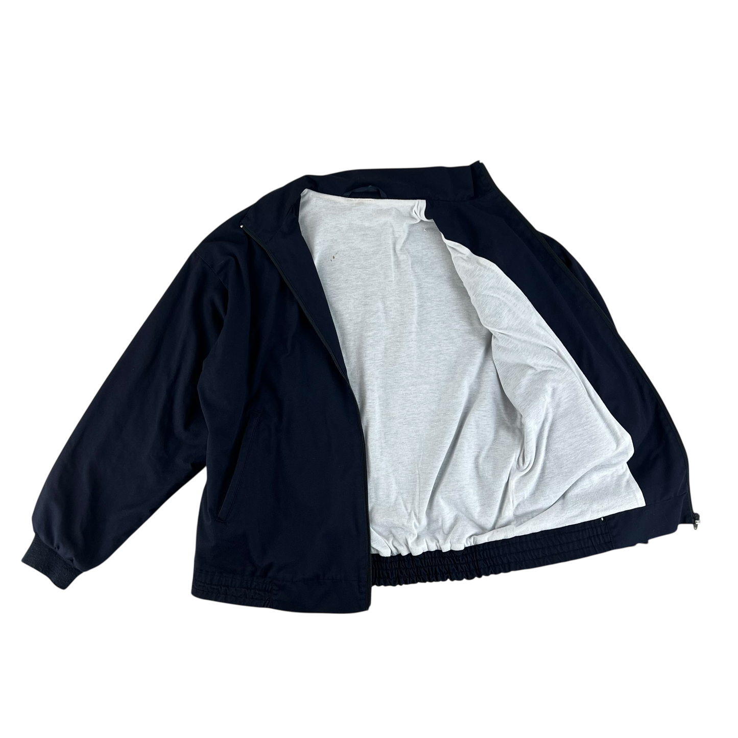 British Army / Tri-Services Navy Blue PTI Tracksuit Top Jacket - Large