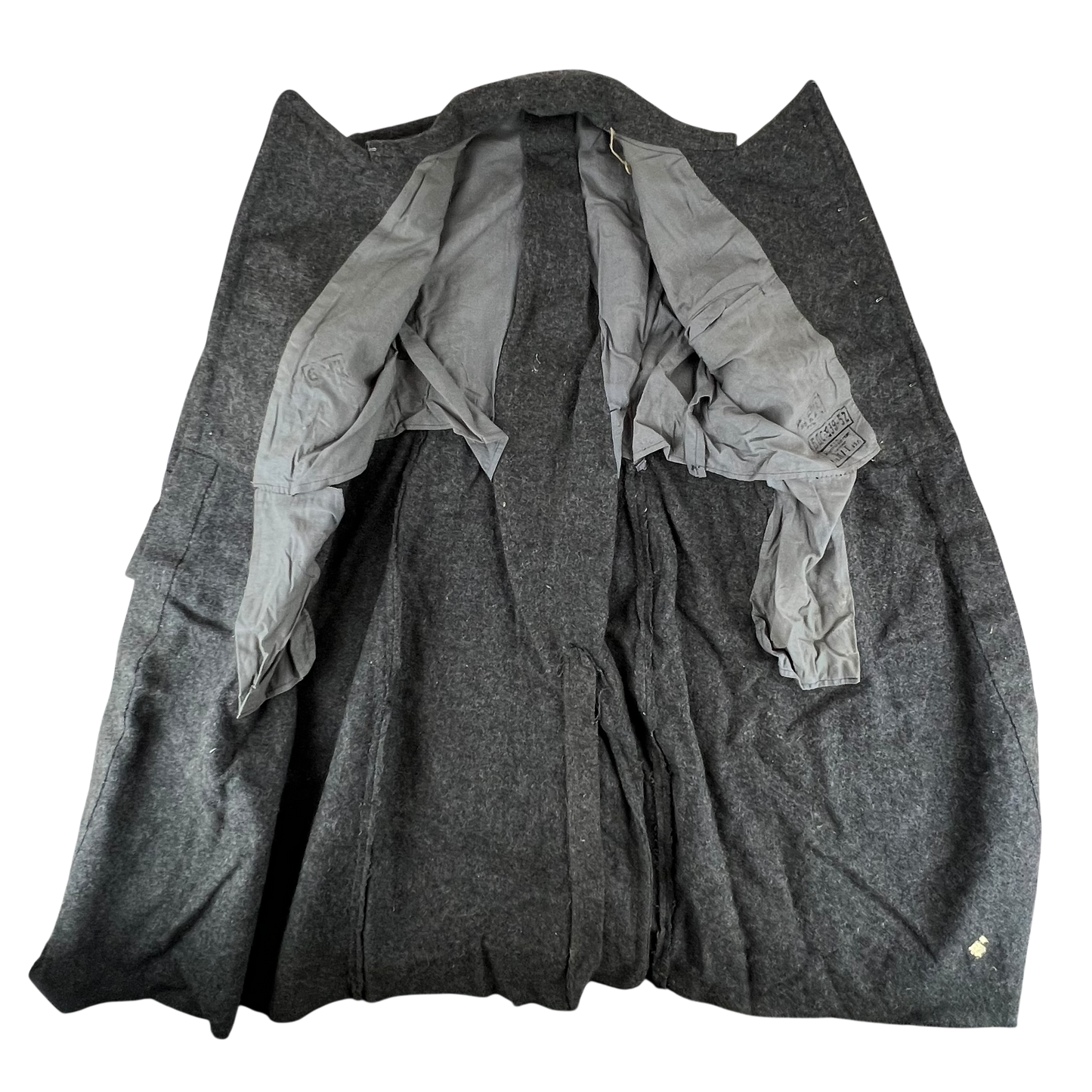 Bulgarian People's Army 50s Grey Wool Greatcoat - Medium