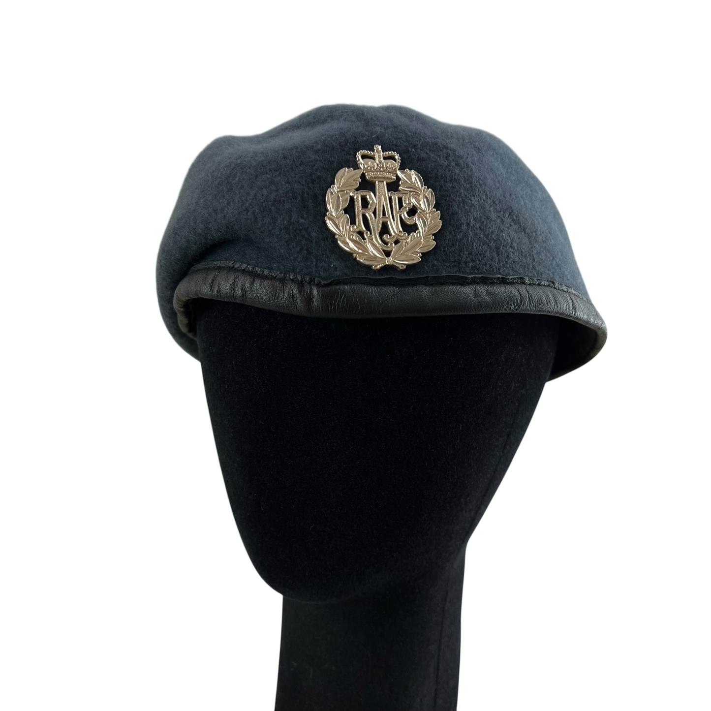 British RAF Beret w/ Badge - Large 59cm
