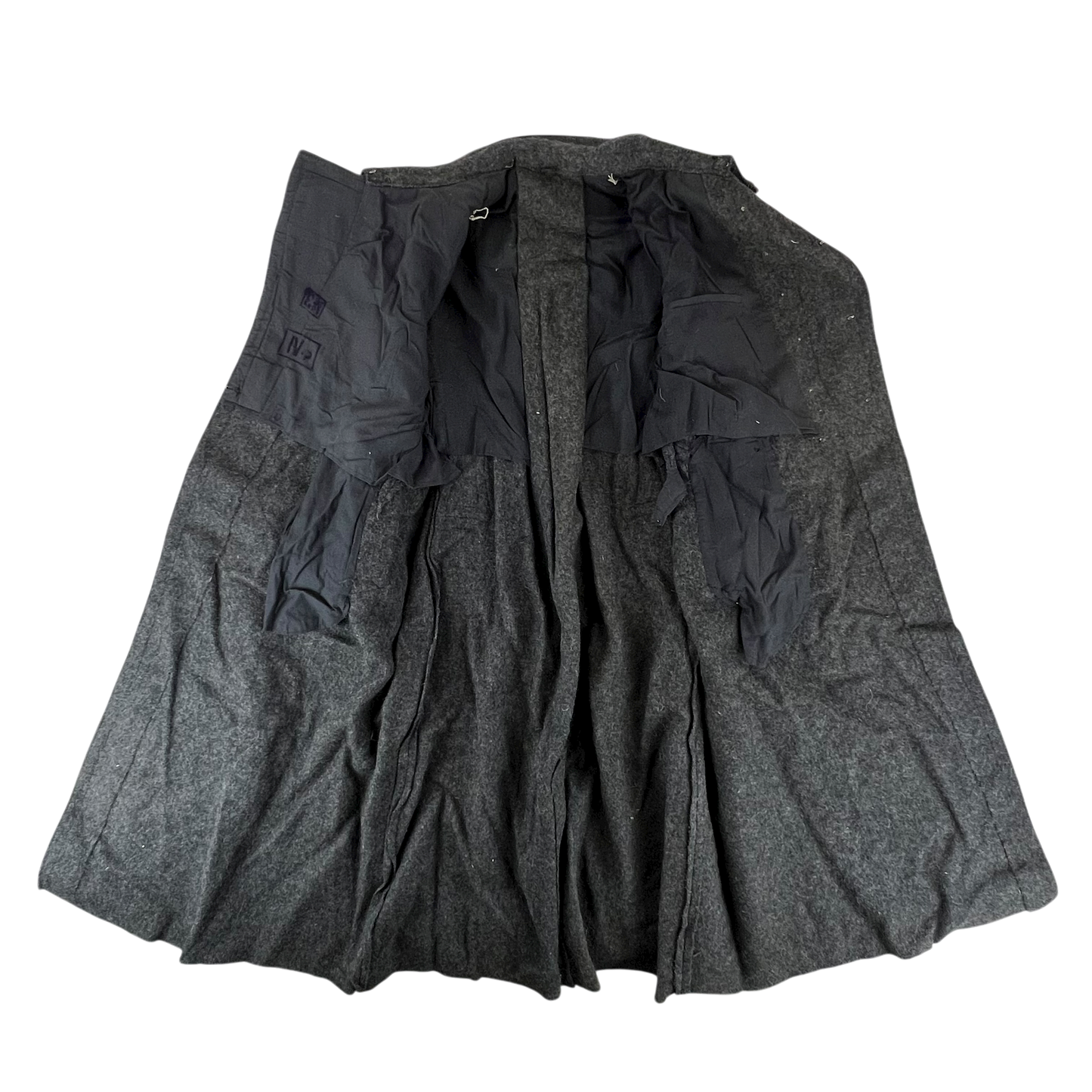 Bulgarian People's Army 50s Grey Wool Greatcoat - Medium