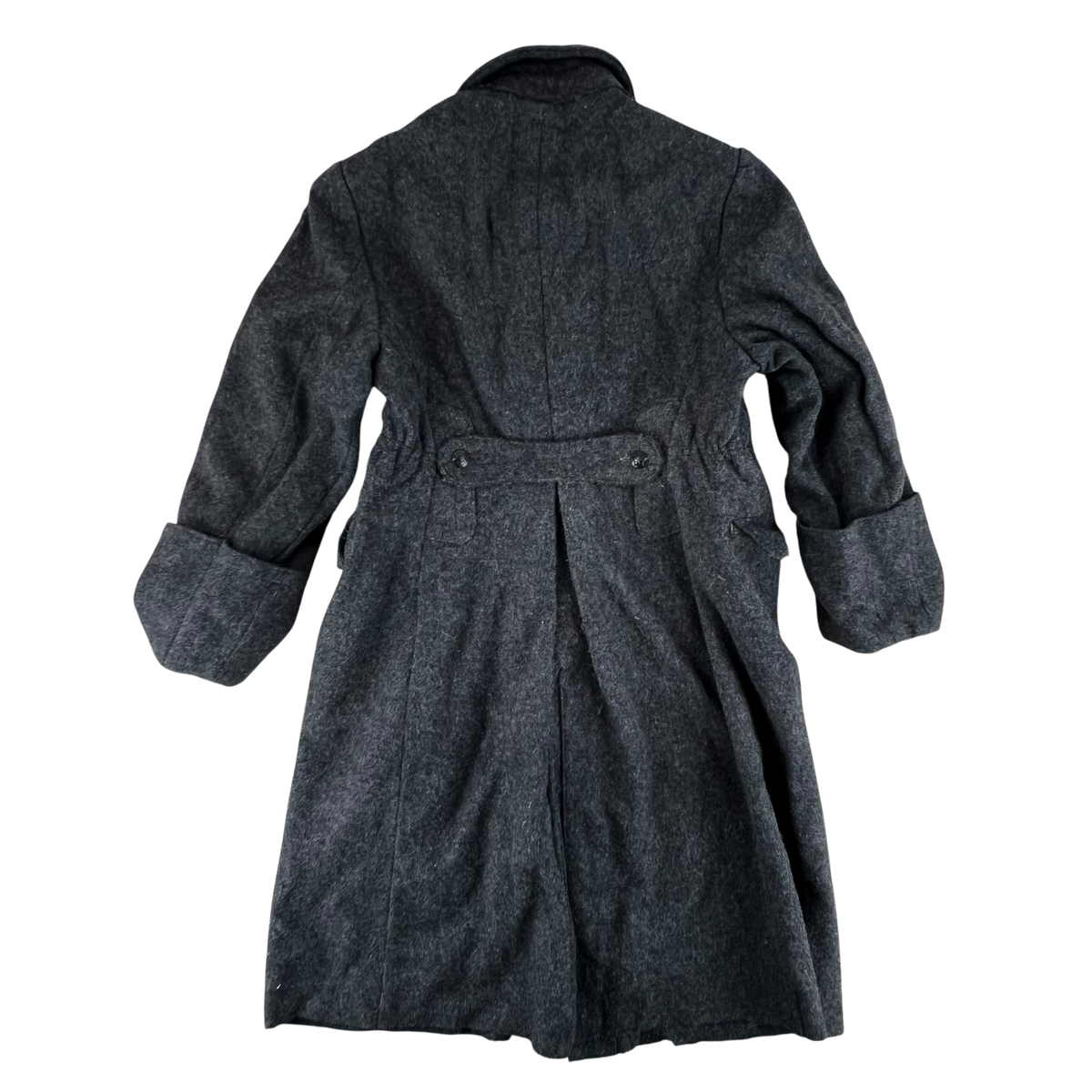 Bulgarian People's Army 60s Grey Wool Greatcoat - Medium