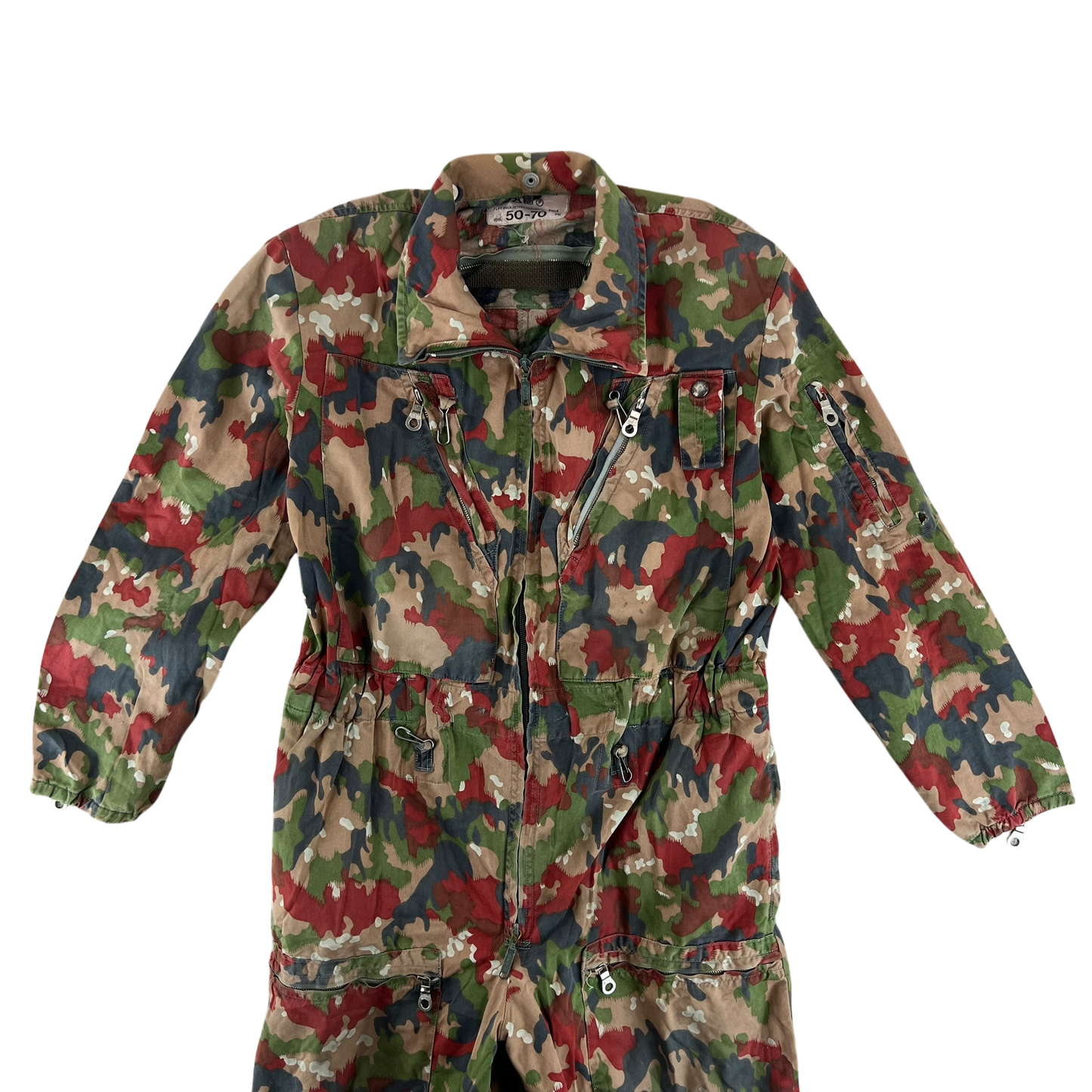 Swiss Army TAZ57 Alpenflage Camouflage Tanker Coveralls - Large
