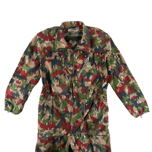 Swiss Army TAZ57 Alpenflage Camouflage Tanker Coveralls - Large