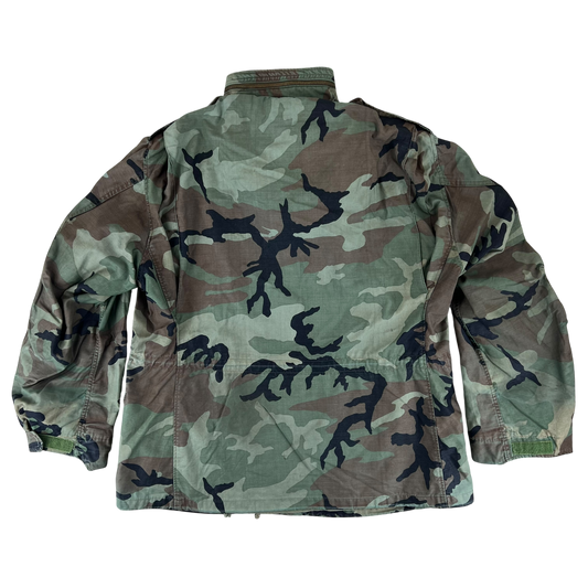 US Army M81 Woodland Camo M65 Cold Weather Field Coat - X Large