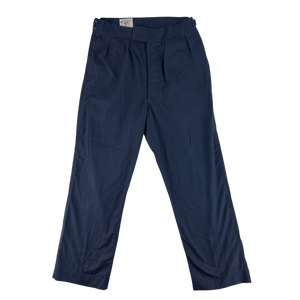 British Royal Navy Poly-Cotton Working Dress Trousers - W36 L31