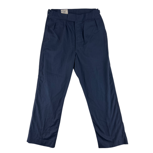 British Royal Navy Poly-Cotton Working Dress Trousers - W36 L31