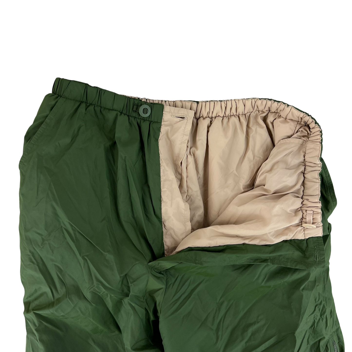 British Army Reversible Thermal Olive Green / Tan Quilted Trousers - W38 L29.5