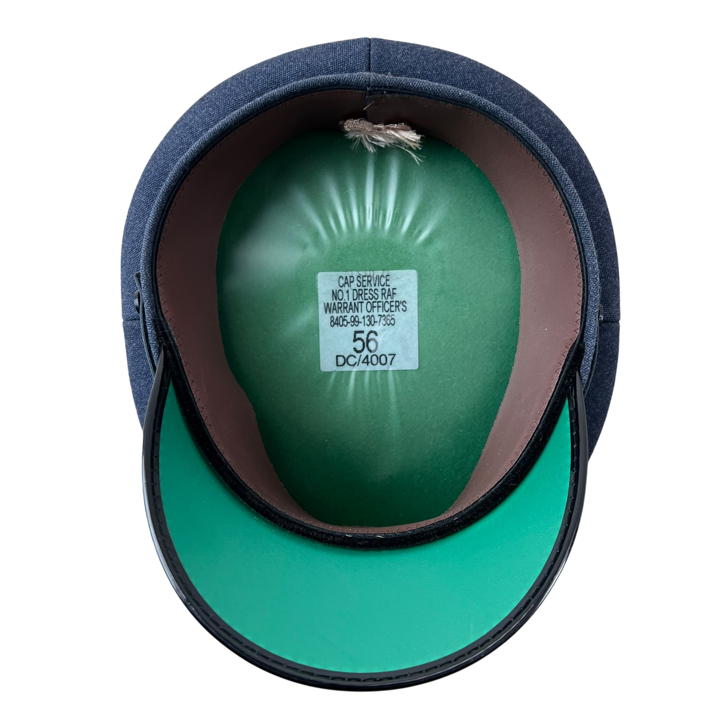 British RAF Peaked No. 1 Warrant Officer's Dress Cap - Small 56cm