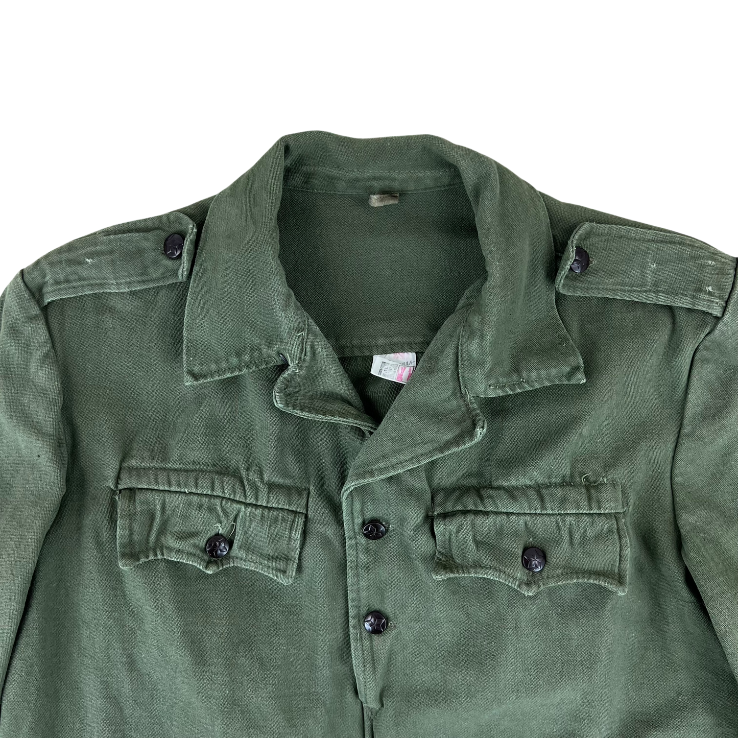 Bulgarian People's Army Olive Green Cossack Shirt - Medium