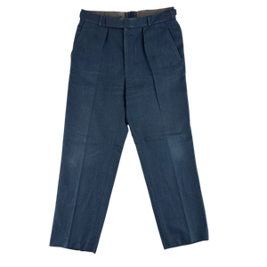 British RAF 72 Pattern Blue-Grey Dress Trousers - W33 L30