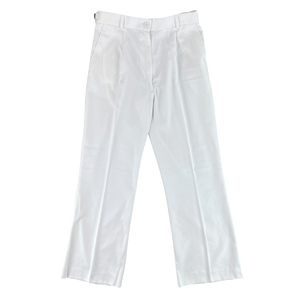 British Royal Navy Women's White Class II Flared Trousers - W30 L29
