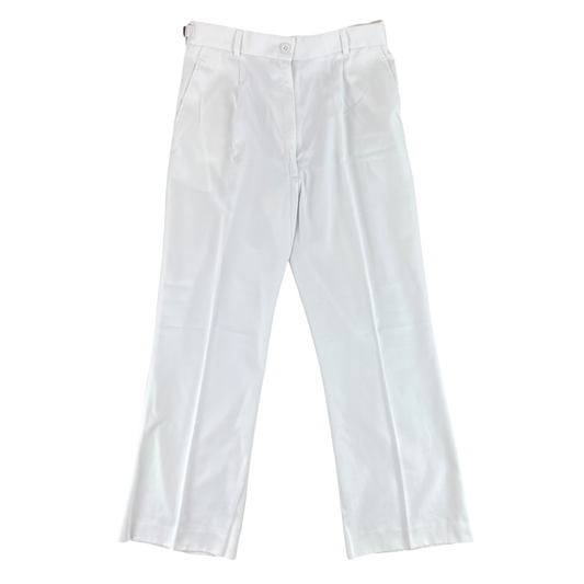 British Royal Navy Women's White Class II Flared Trousers - W30 L29