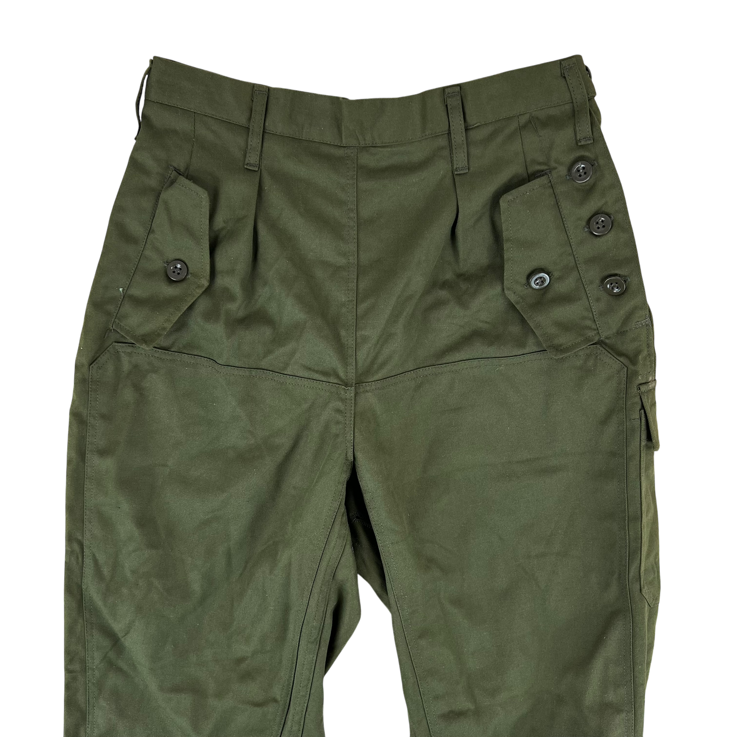 Czechoslovak Army M85 Women's Olive Green Trousers - W28 L30.5