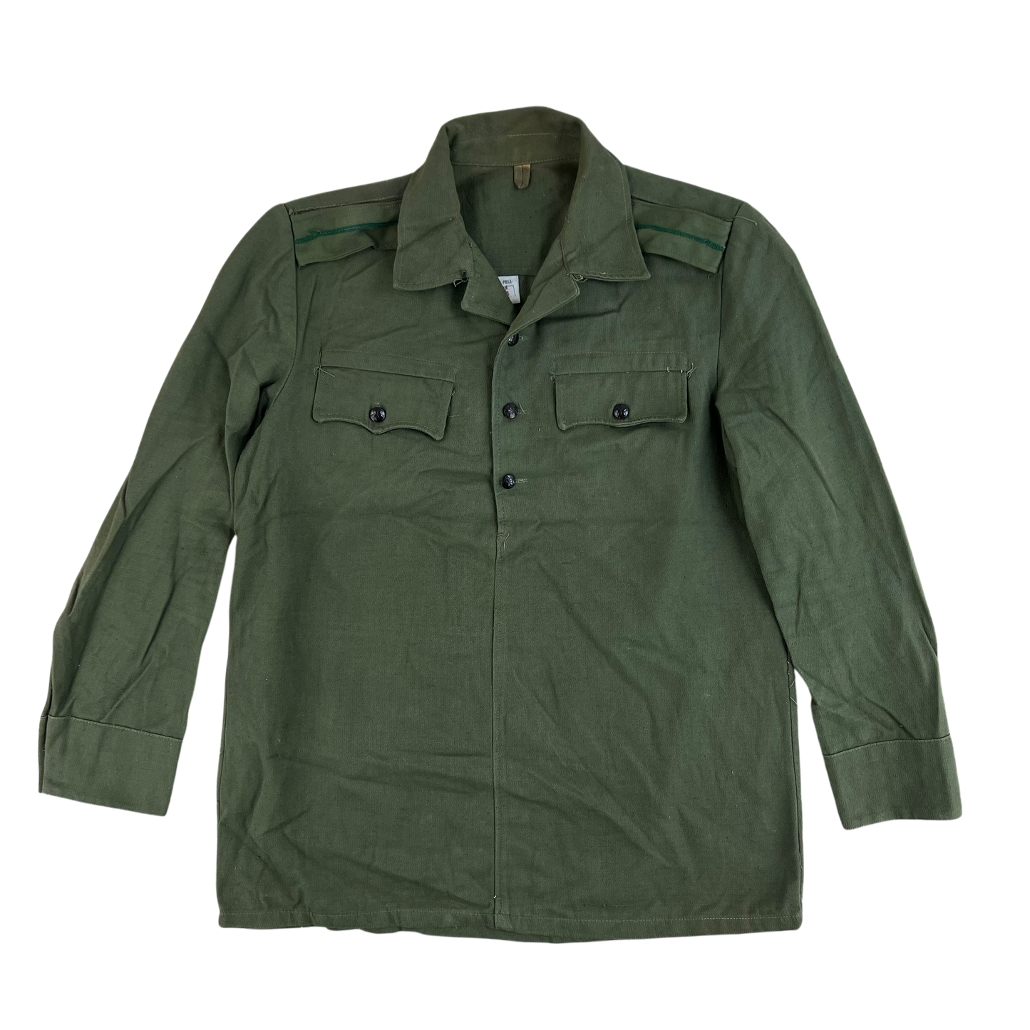 Bulgarian People's Army Olive Green Cossack Shirt - Large