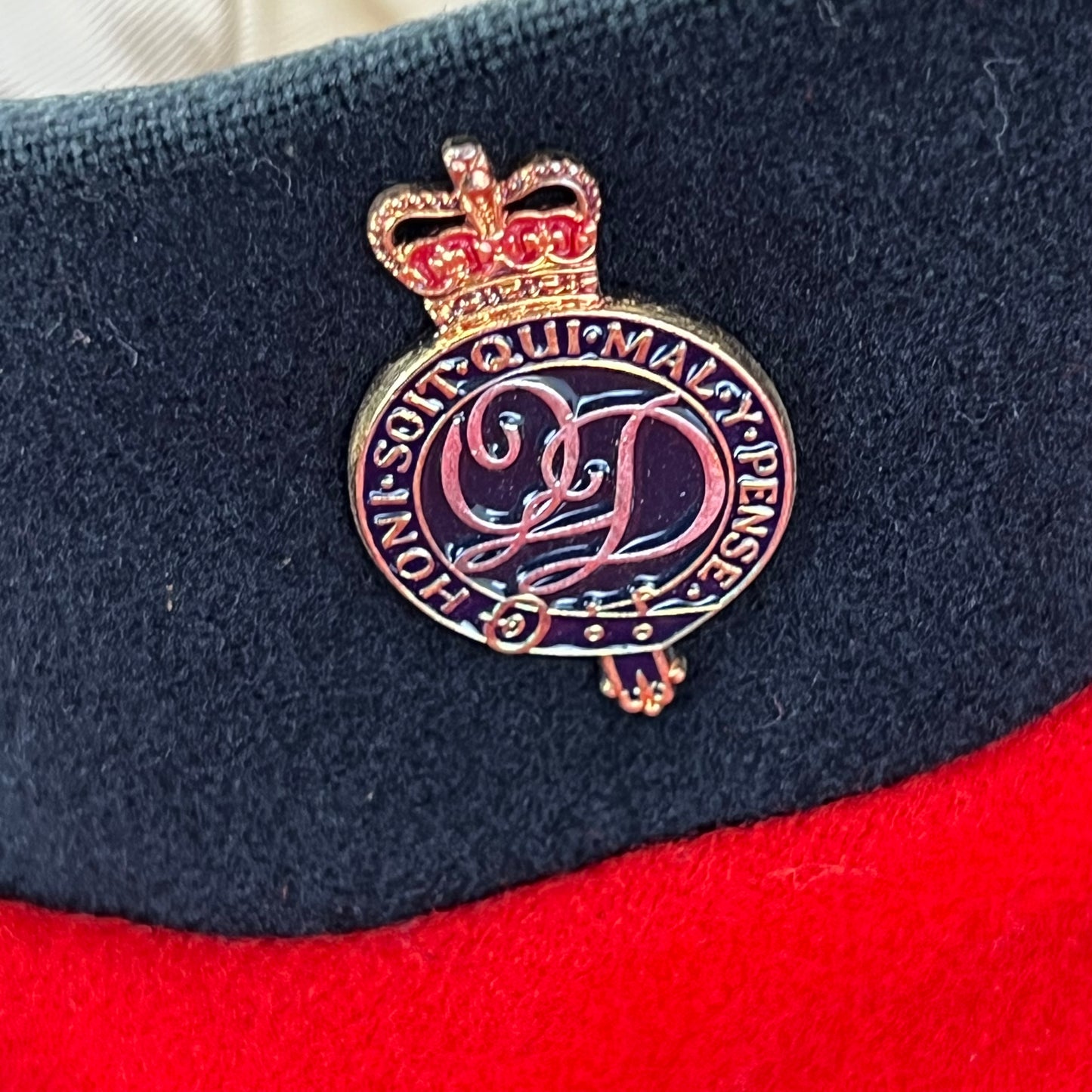 British Army Red Tunic Jacket - Queen's Division Normandy Band - Medium