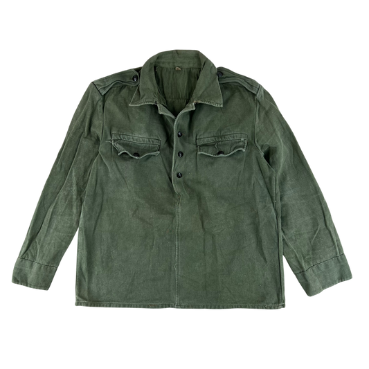 Bulgarian People's Army Olive Green Cossack Shirt - Large