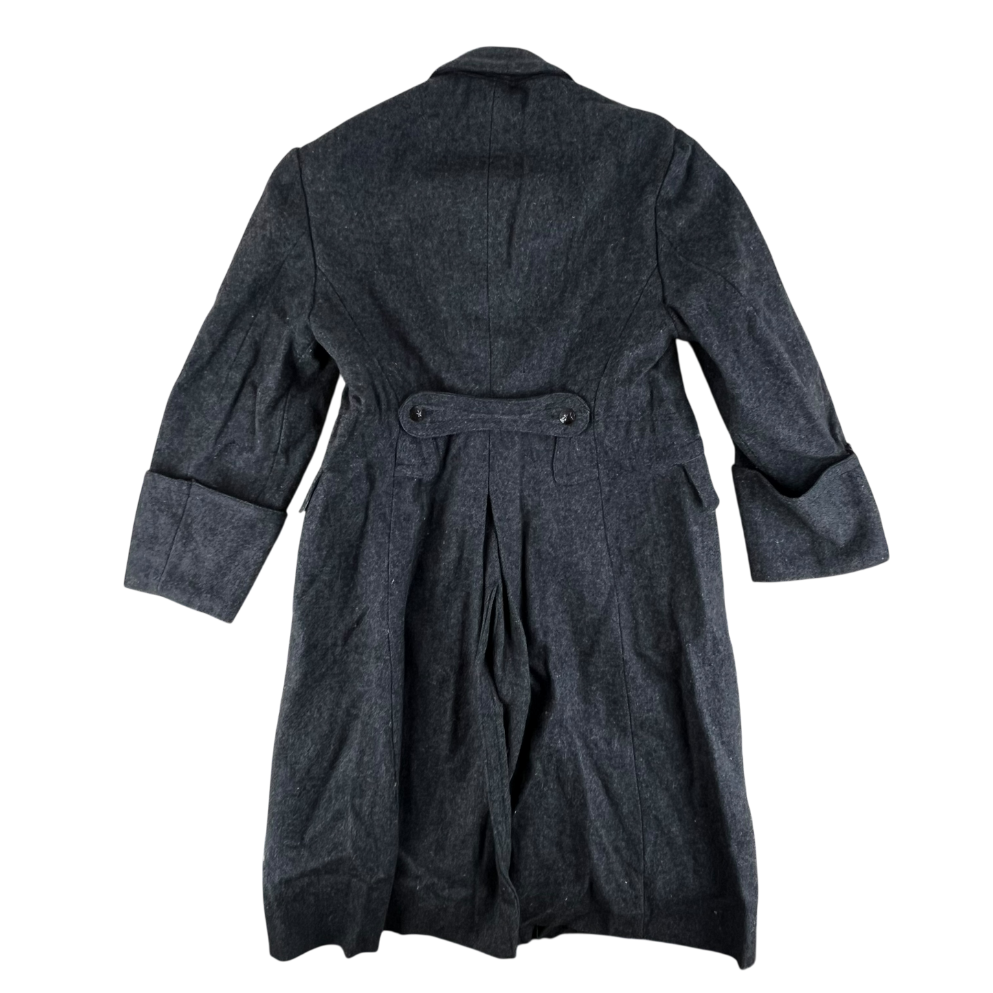 Bulgarian People's Army 70s Grey Wool Greatcoat - Medium