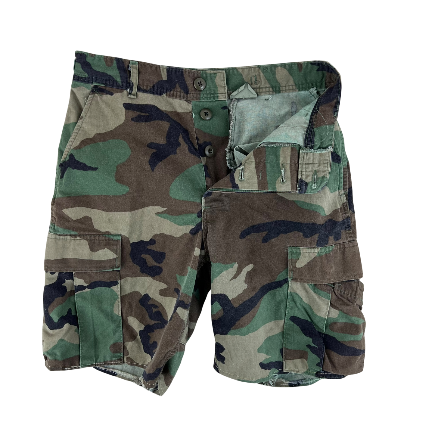 US Army M81 Woodland Camouflage Shorts - W30
