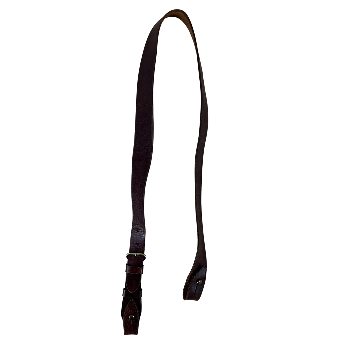 British Army Oxblood Leather Sam Browne Belt Shoulder Strap - L37