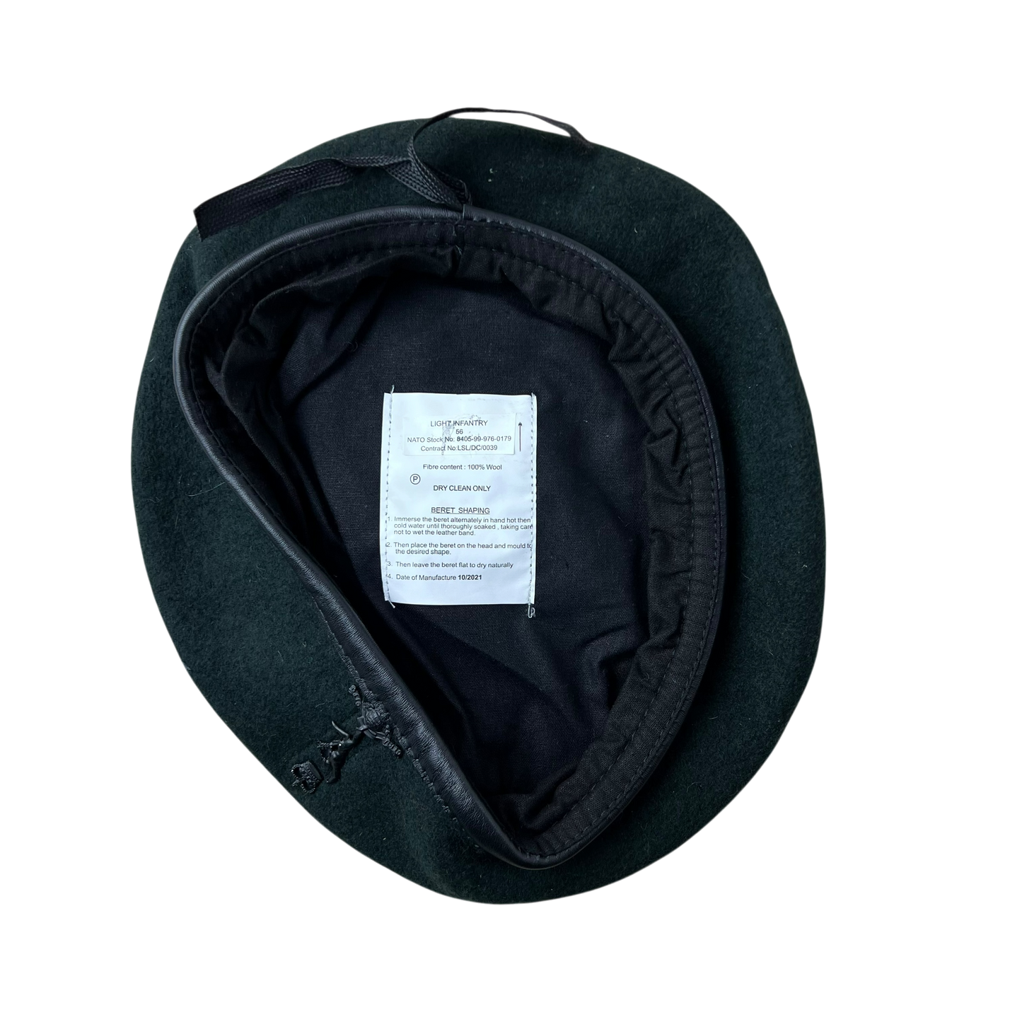 British Army Light Infantry Beret w/ Badge - Royal Signals - Small 56cm