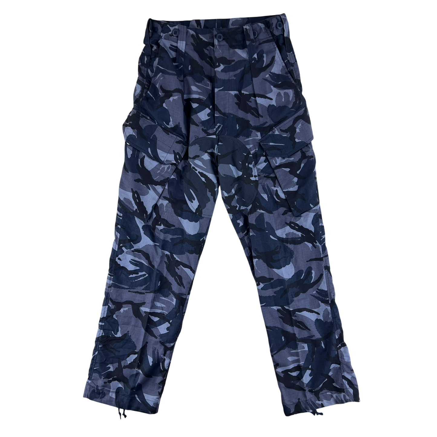 British Army OPFOR Blue DPM Camouflage Combat Trousers - W30 L30.5