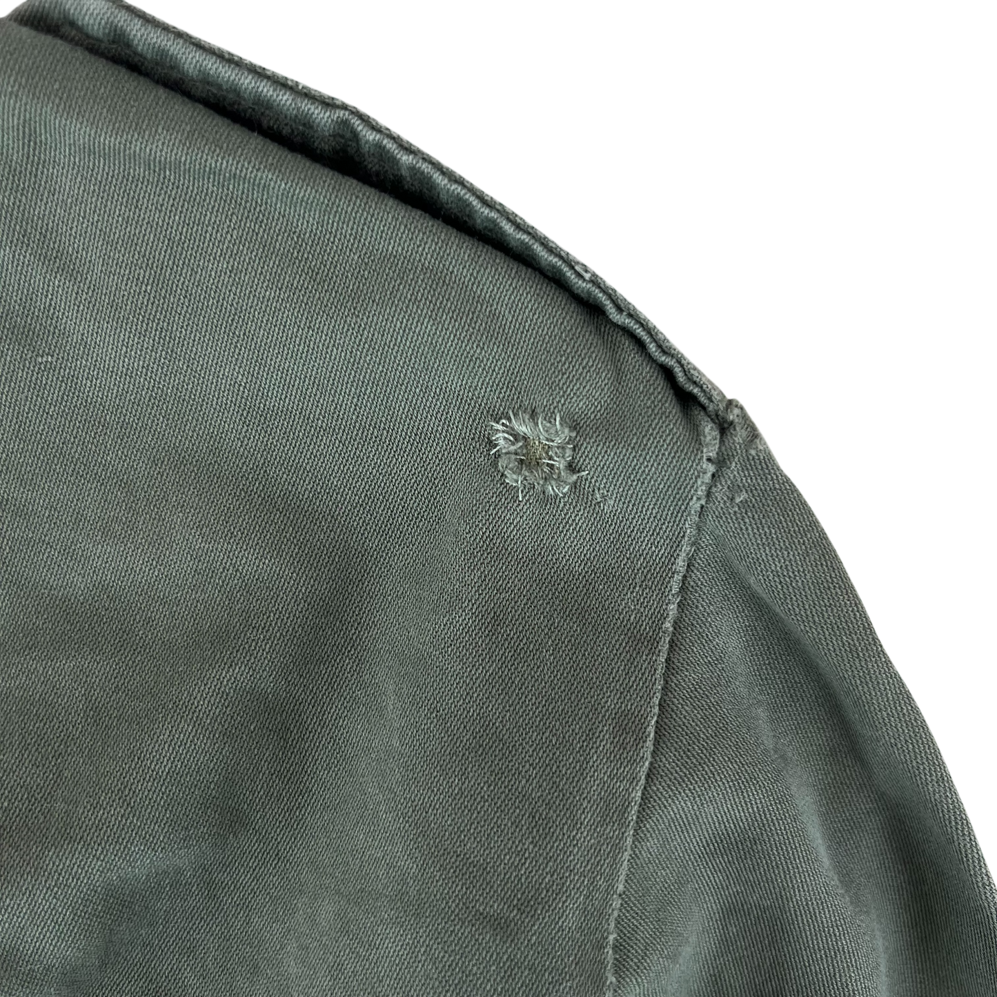 Dutch Army 70s Field Shirt Jacket Green Long Sleeve - Small