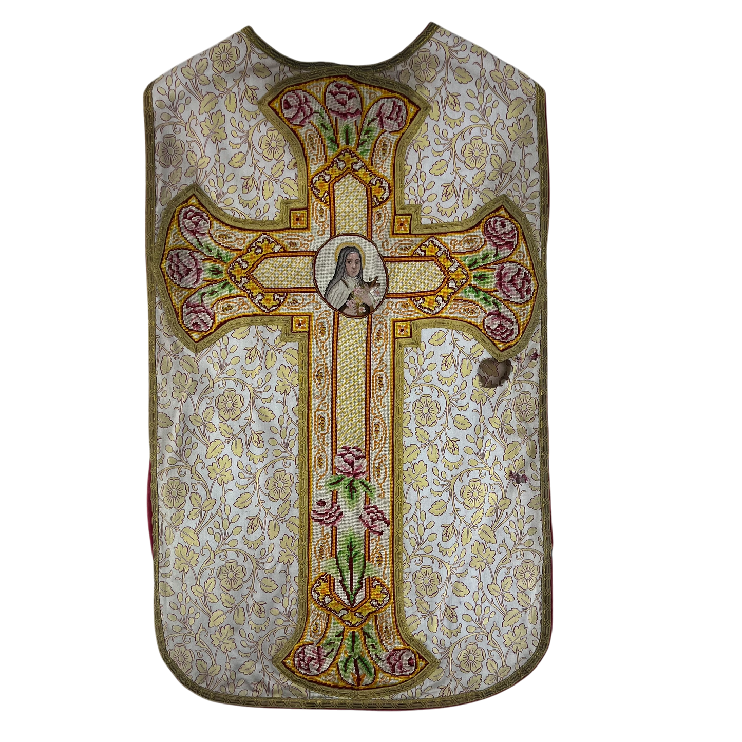 Antique Roman Chasuble - Saint Thérèse