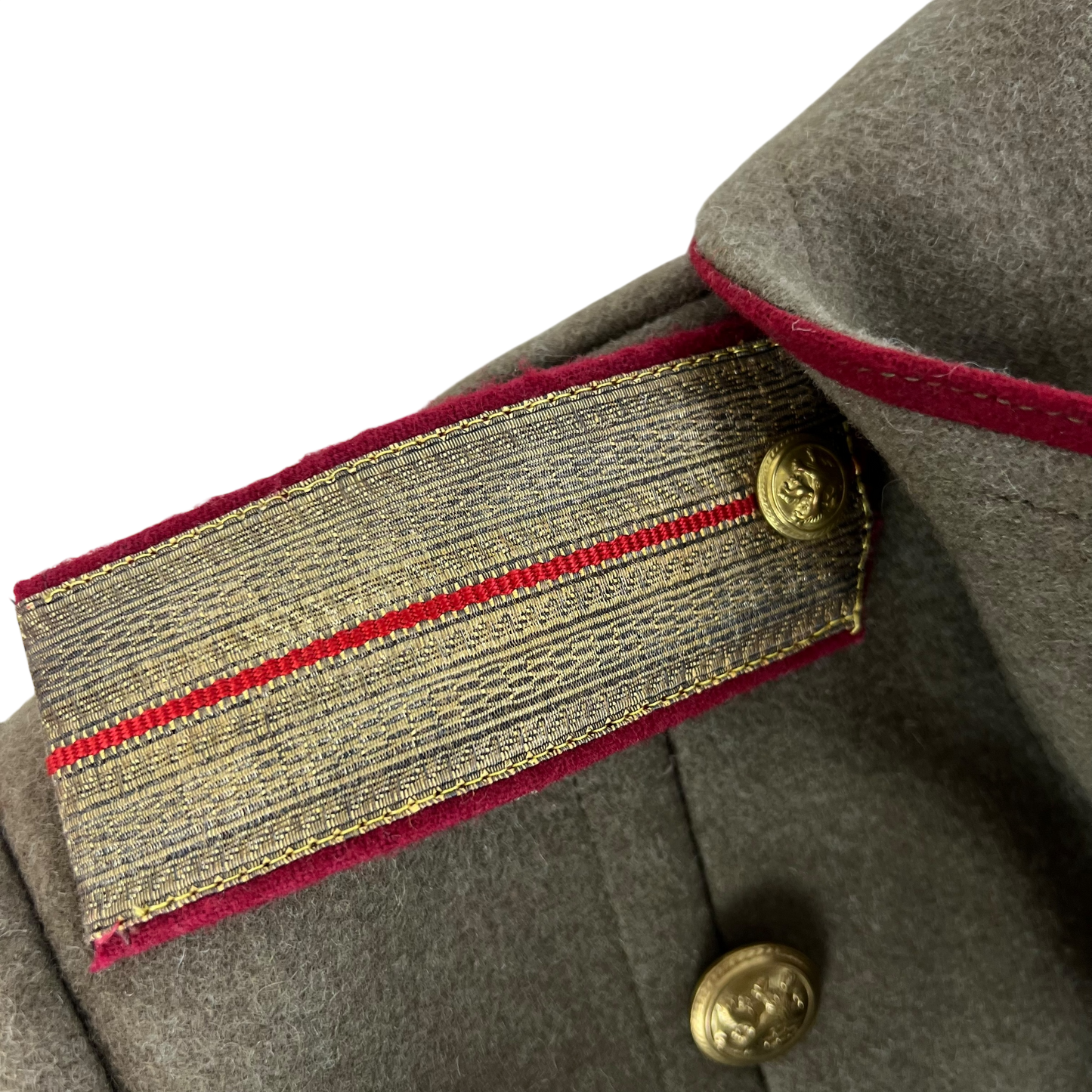 Bulgarian Army Officer's Khaki Wool Greatcoat - Small
