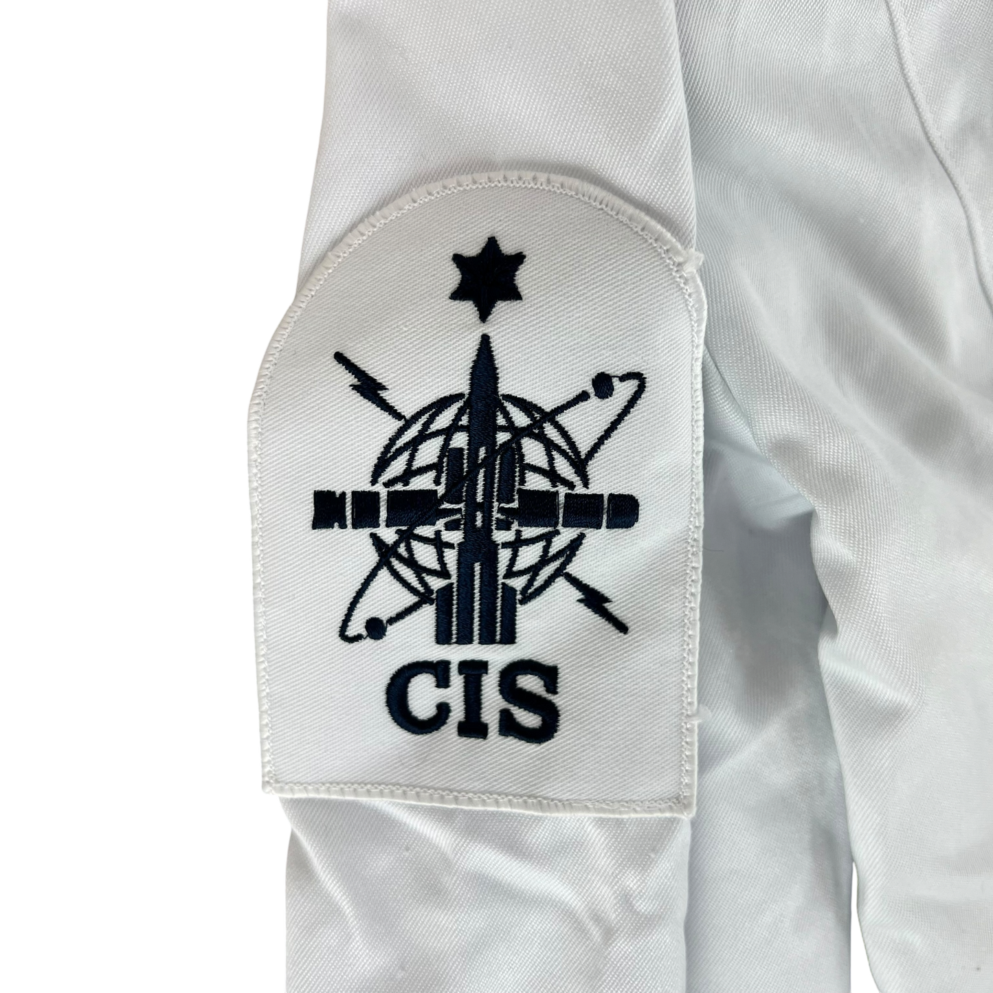 British Royal Navy Women's Class II White Jumper Sailor's Top - Small