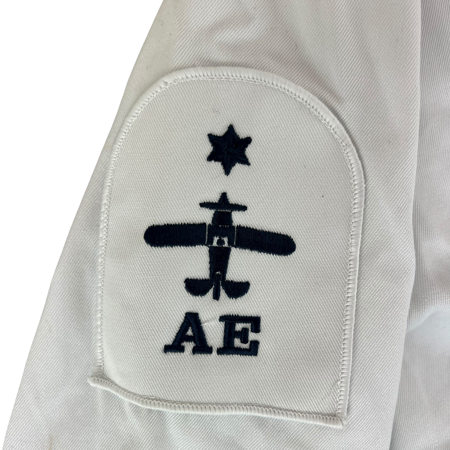 British Royal Navy Class II White Jumper Sailor's Top - Medium 176/100